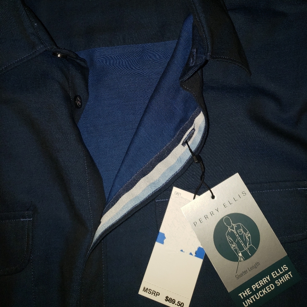Nwt Perry Ellis casual/dress shirt Sz Xlt